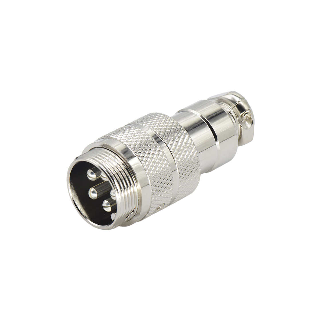 GX20工业GX圆形连接器  5芯对接公头 对接式插座